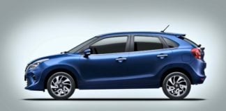 maruti baleno facelift side image