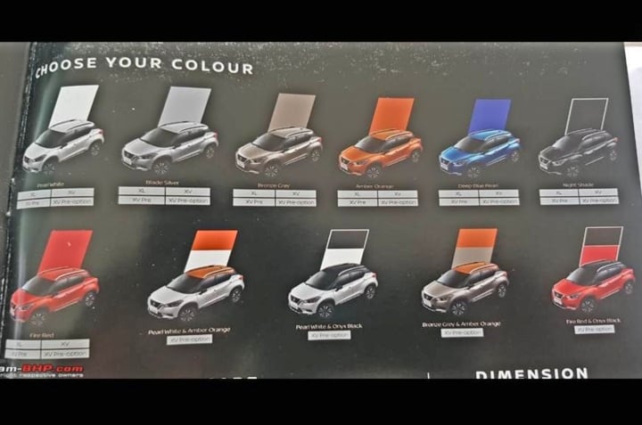 nissan kicks colours image