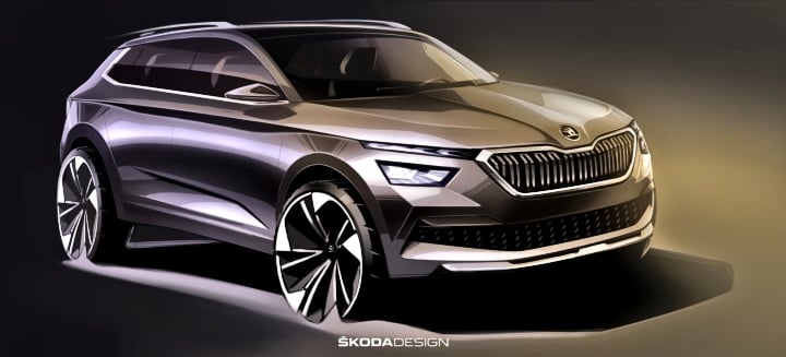 skoda kamiq front image