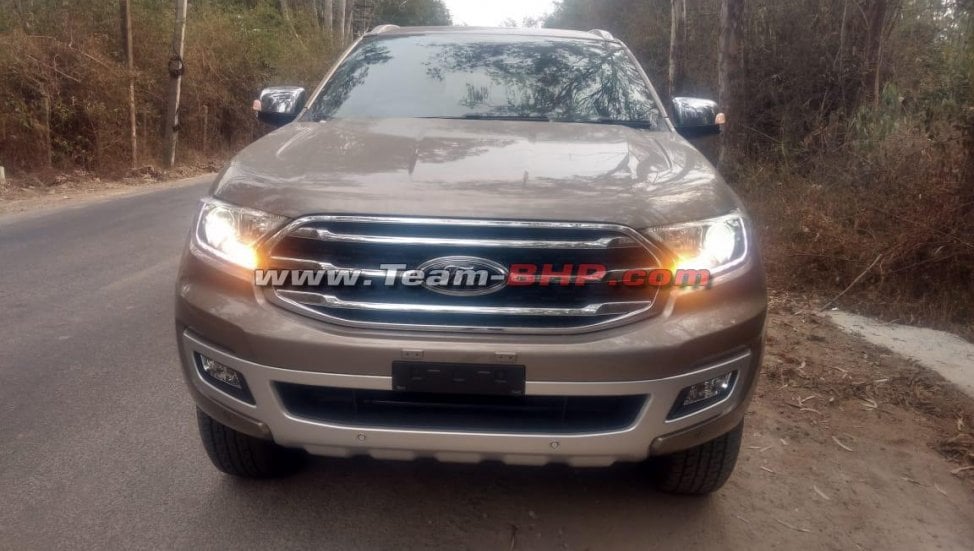 2019 ford endeavour facelift front image