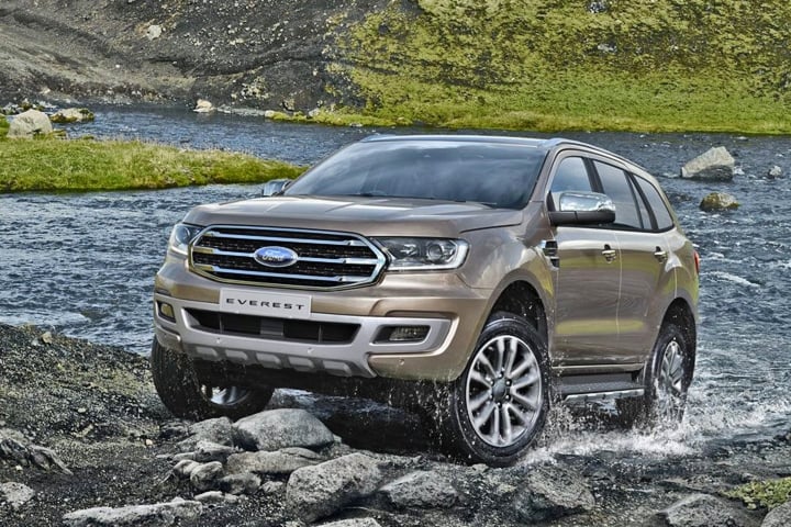 2019 ford endeavour front image