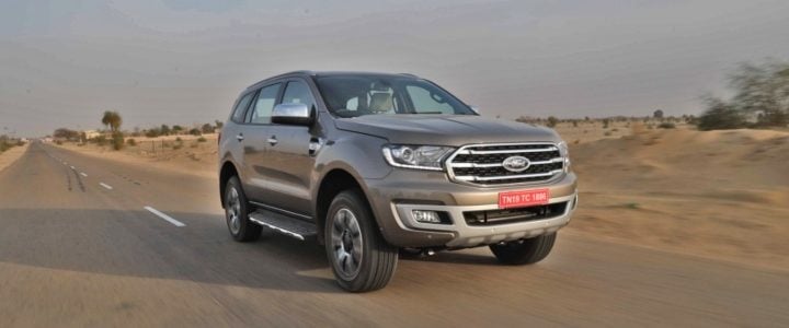 Ford Endeavour August Sales iimage