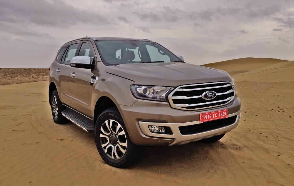 2019 Ford Endeavour Three Quaters Image