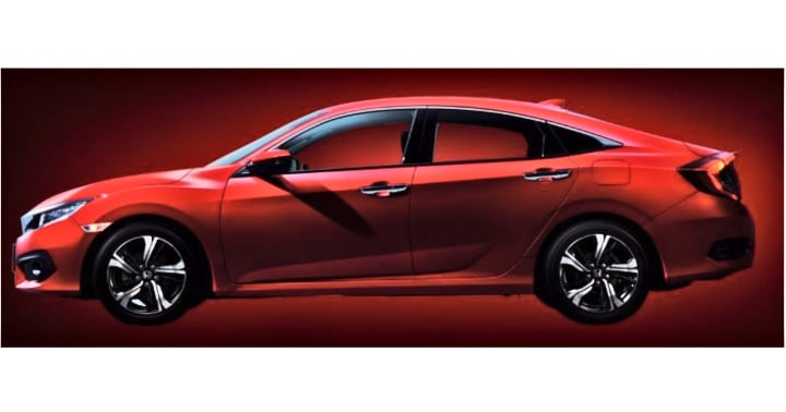 2019 honda civic side image