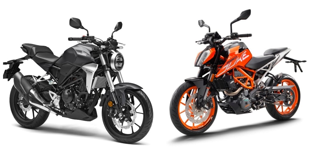 Honda CB300R Vs KTM Duke 390