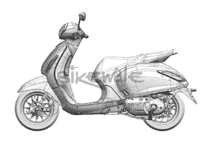 New Bajaj Scooter Sketch 1 Car Blog India New Bajaj Scooter Sketch 1