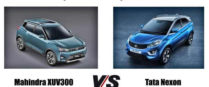 mahindra xuv 300 vs tata Nexon image