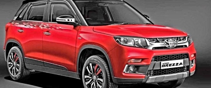 toyota vitara brezza front image