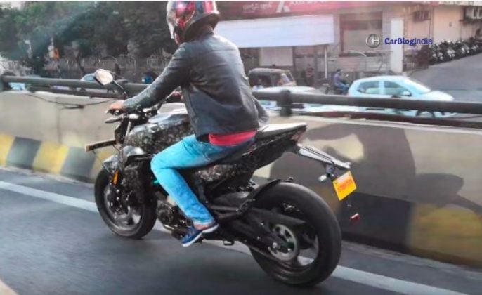 CF Moto 650 NK naked bike spotted testing in India - BikeWale
