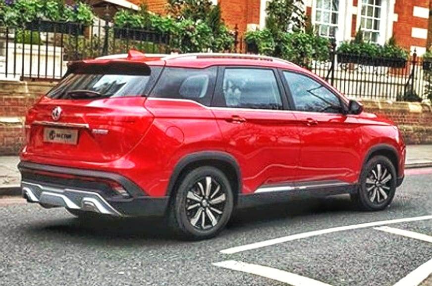 MG hector rear image