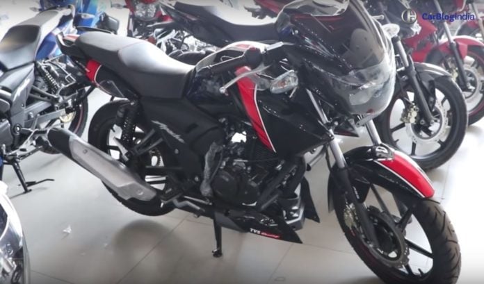 tvs apache rtr 160 disk brake price
