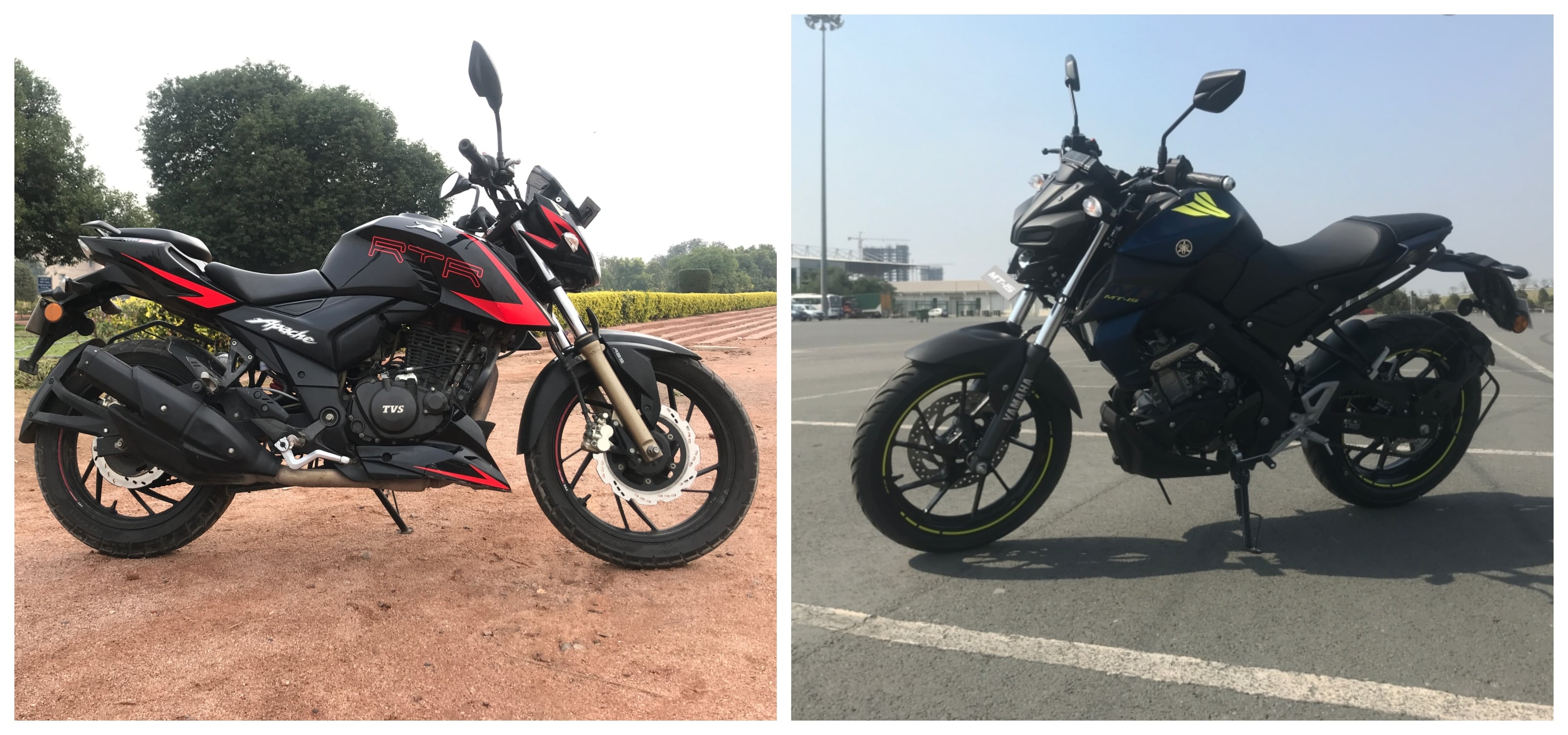 Yamaha MT-15 Vs TVS Apache RTR 200 4V