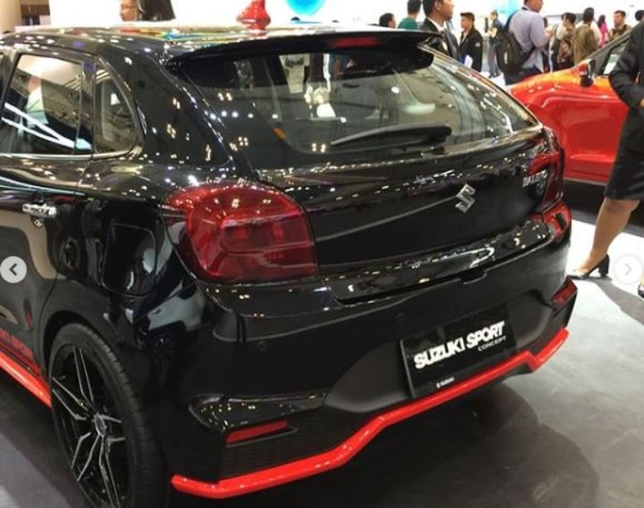 maruti baleno sport rear image