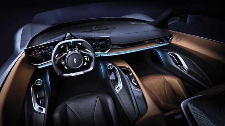 pininfarina battista interior image