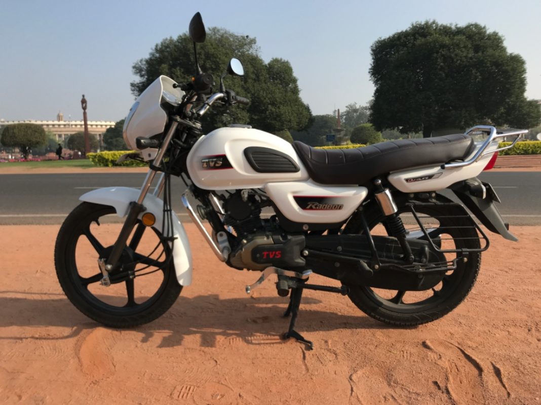 tvs motorcycle radeon