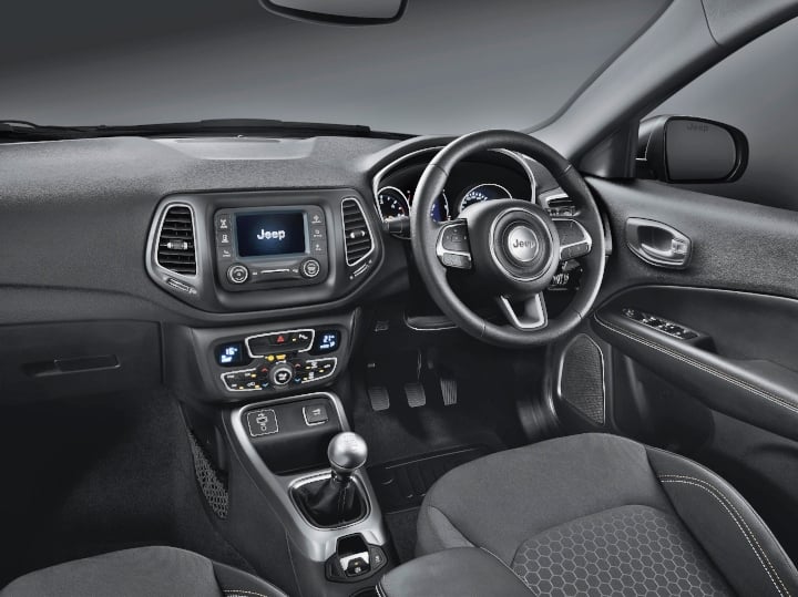 jeep compass sport plus interiors image