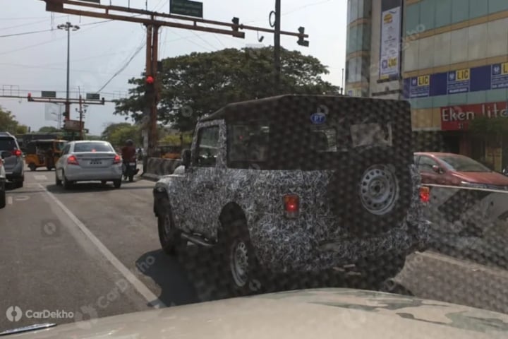 mahindr thar rear image