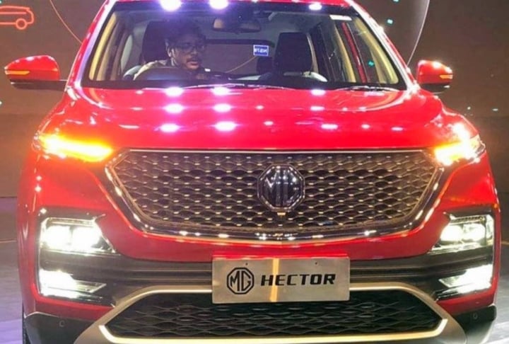 Mg Hector Front Car Blog India Mg Hector Front Image