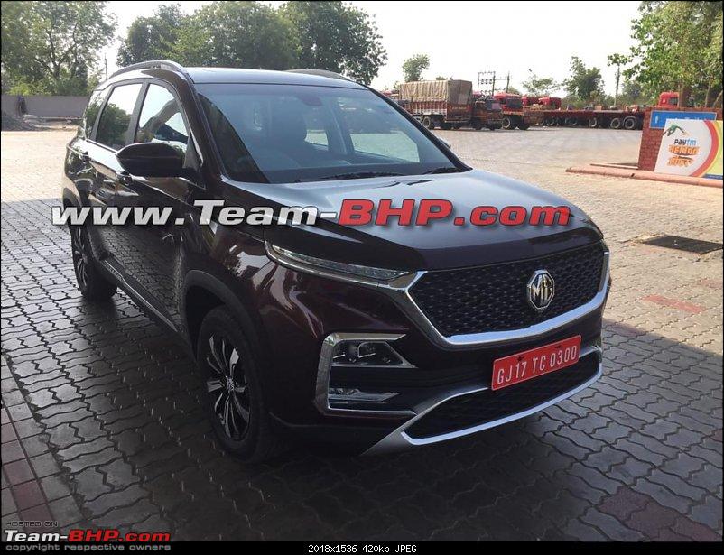 mg hector front look