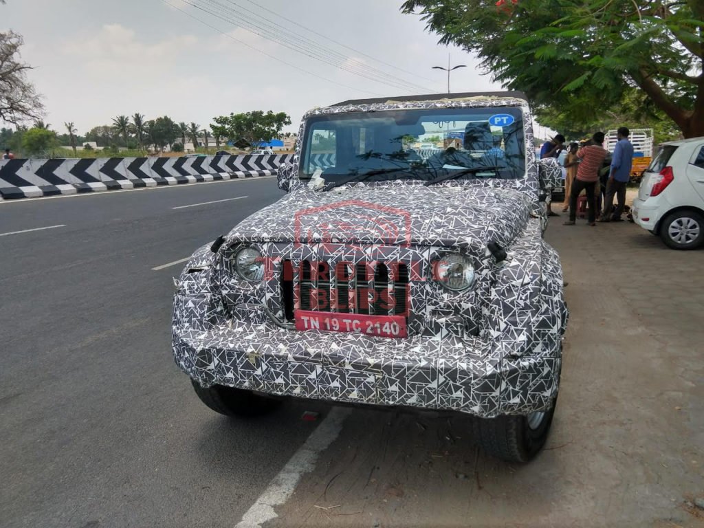 new mahindra thar front image