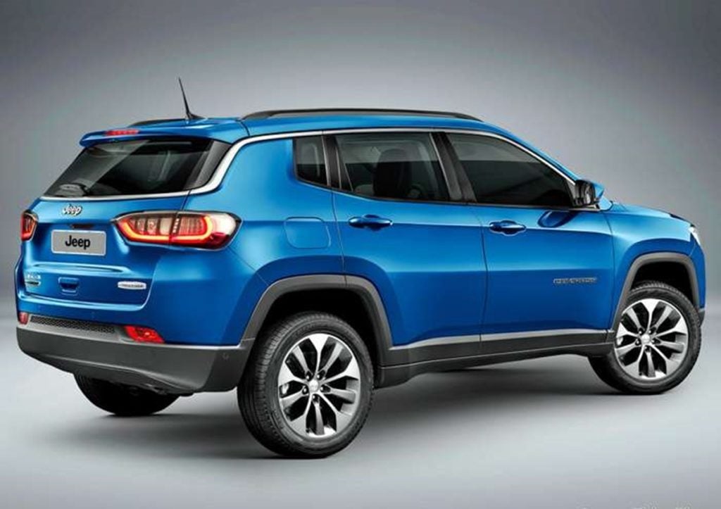 Jeep Compass facelift Rendering Rear