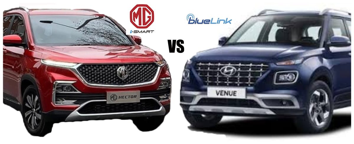 MG Hector VS Hyundai Venus Smart Features Comparison