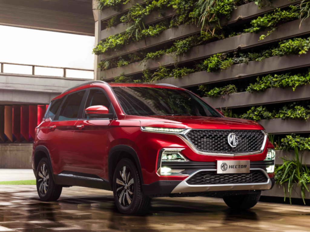 MG Hector at its launch in Mumbai