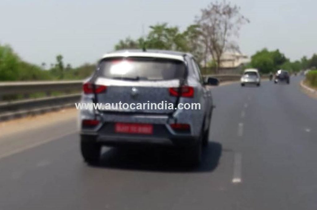 MG eZS spied testing