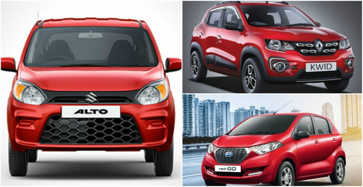 Maruti Alto 800 facelift vs competition image