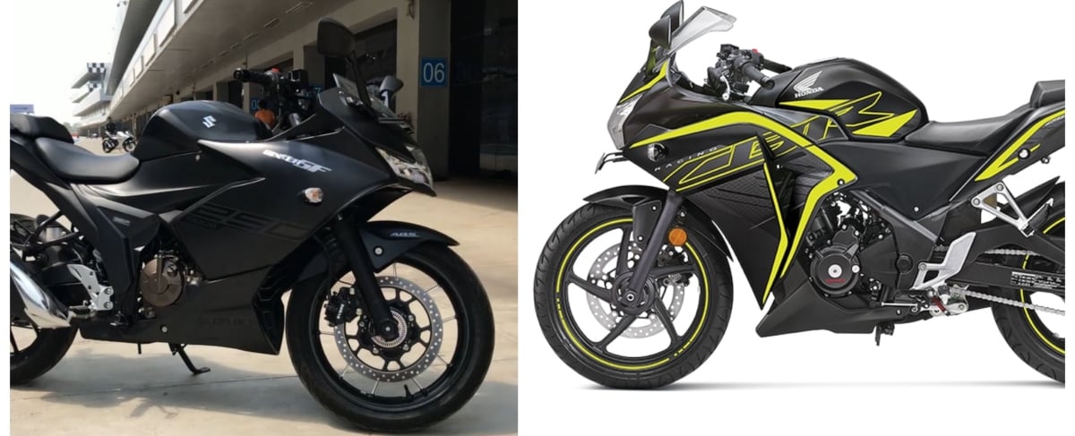 Suzuki Gixxer SF 250 Vs Honda CBR250R Specification Comparison Car 