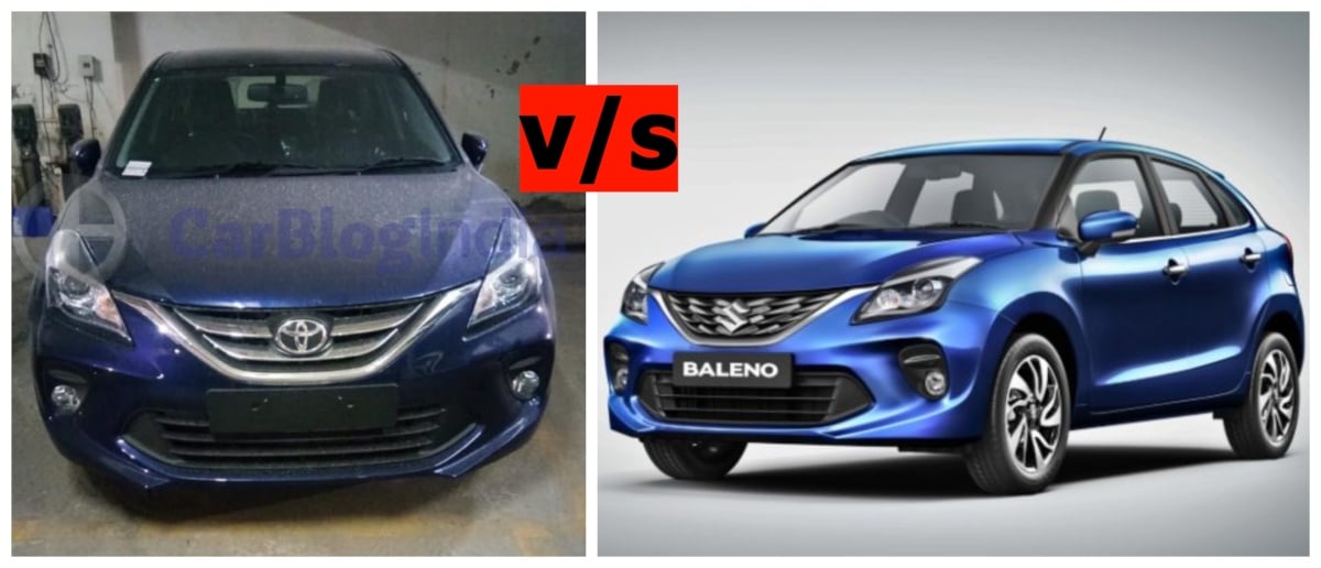 Toyota Glanza vs Maruti Baleno