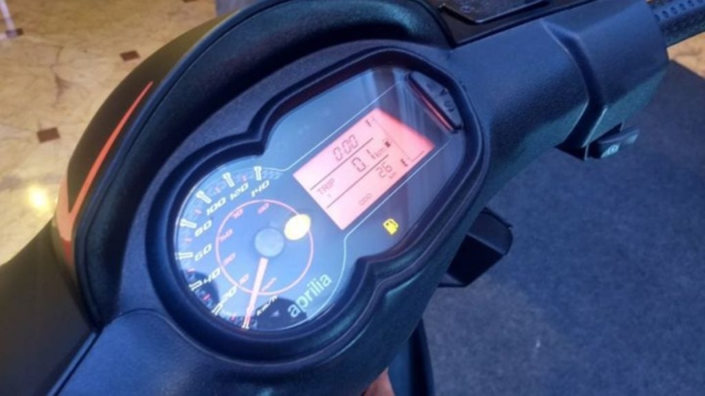 Aprilia SR150 to be updated with Bluetooth Speedometer console