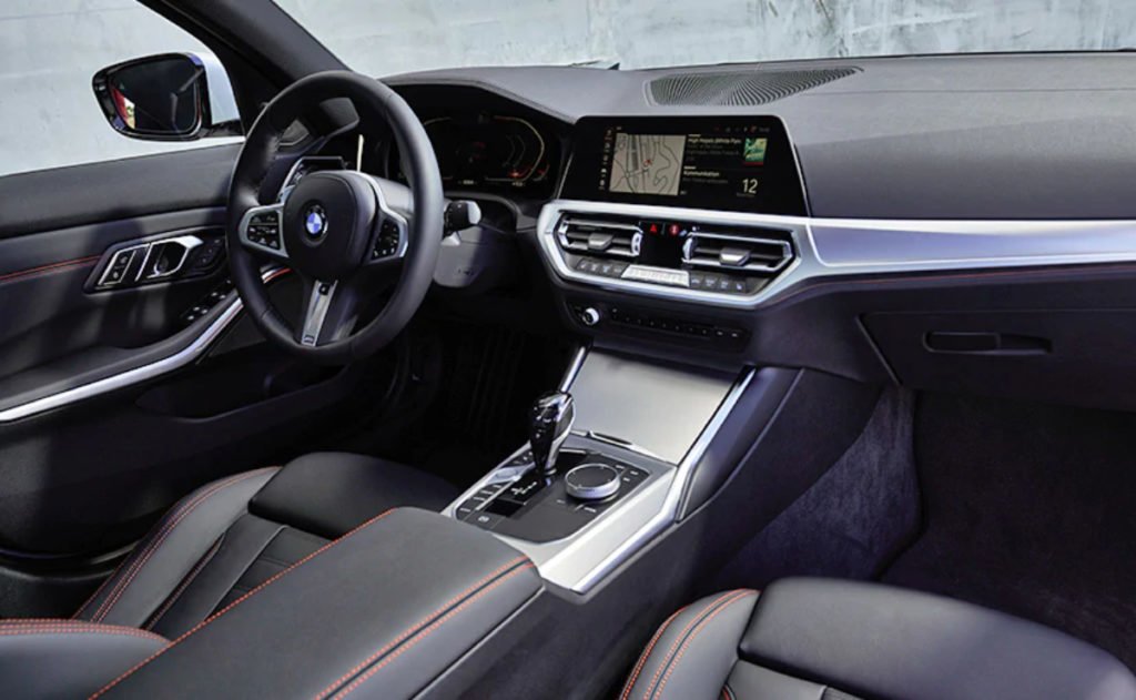 New BMW 3-series interiors