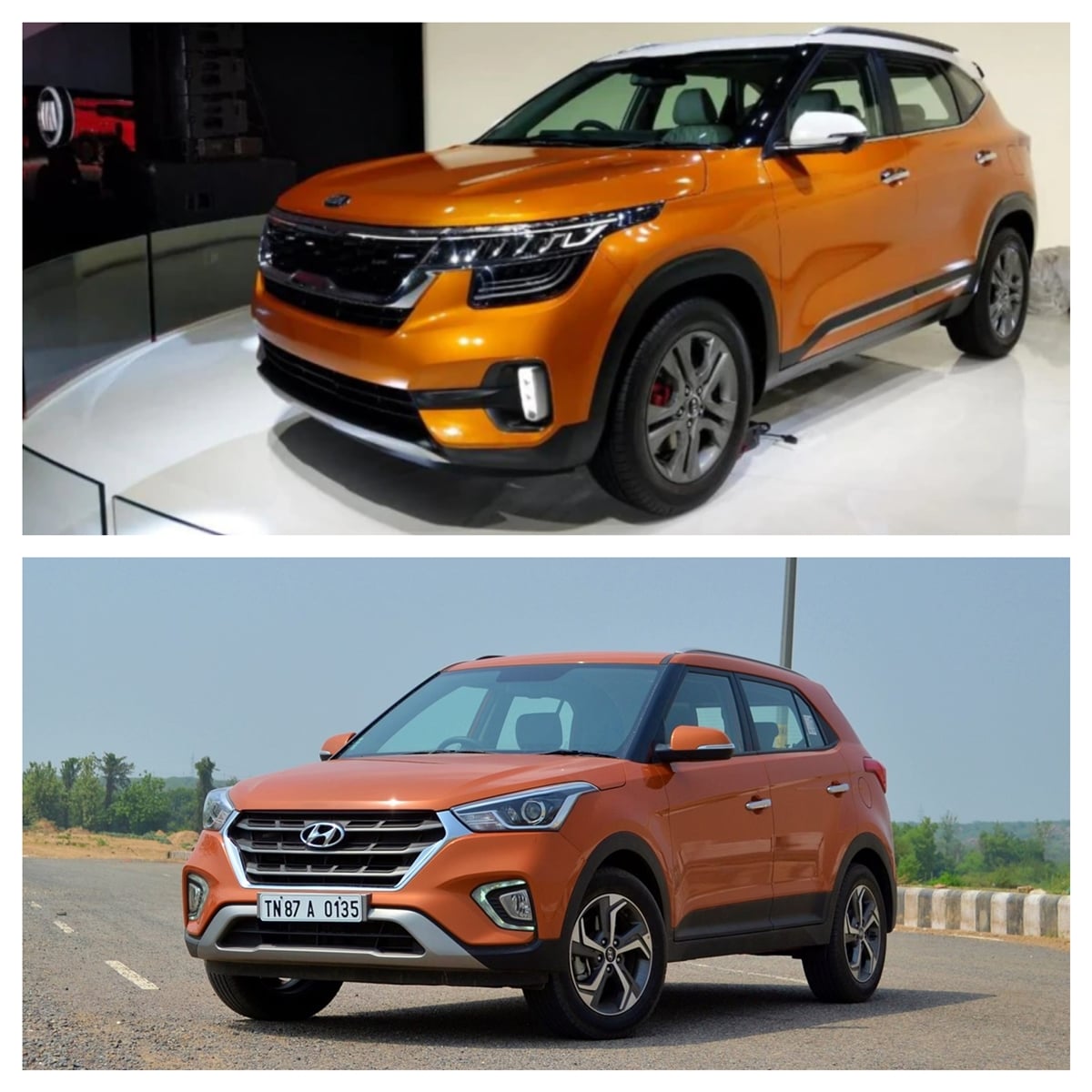 Kia Seltos vs Hyundai Creta