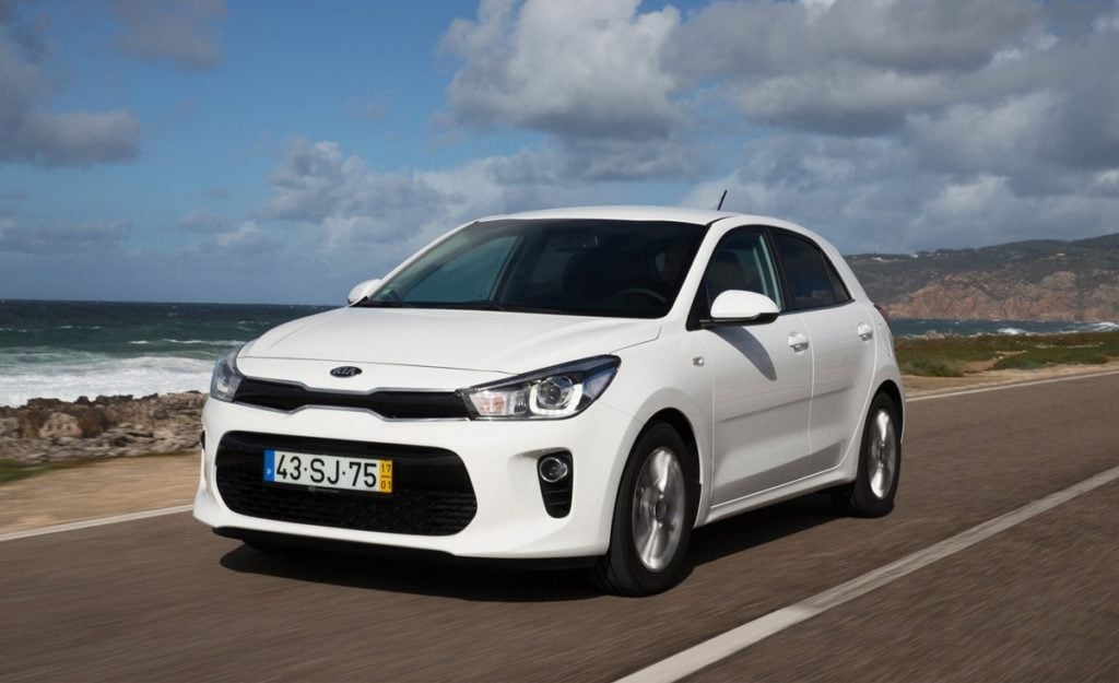 The Kia Rio hatchback might also be one of the upcoming Kia cars