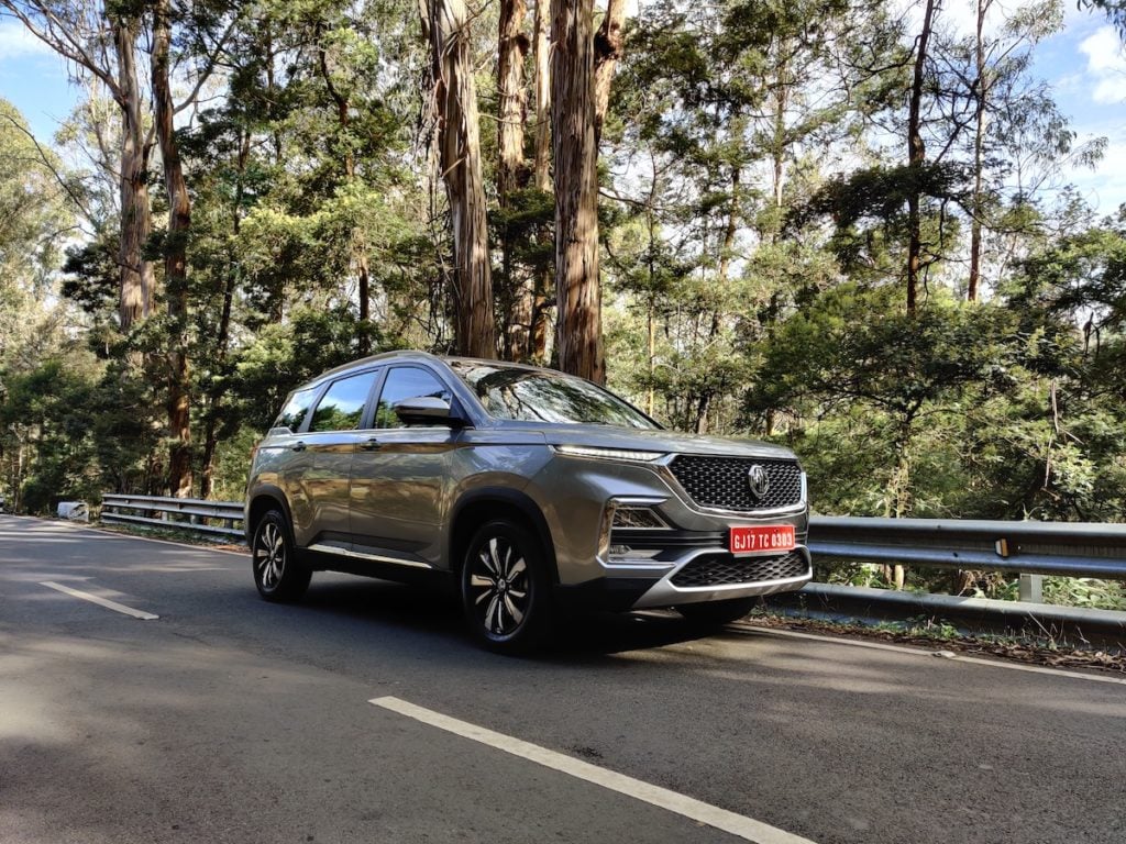 MG Hector has a true upright SUV stance