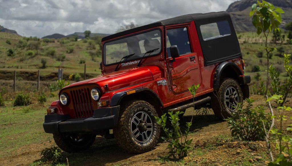 The Mahindra Thar in its natural habitat