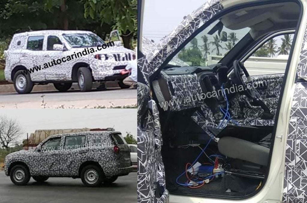 New Mahindra Scorpio interiors spied