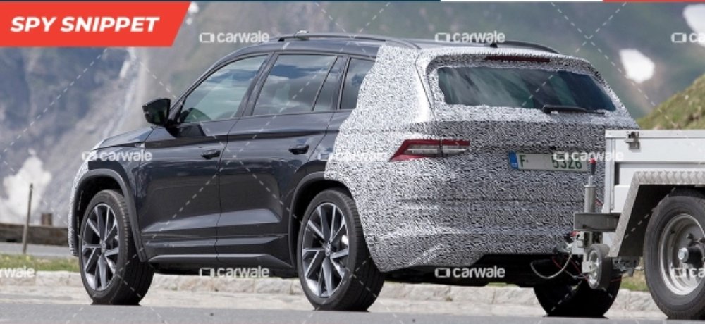 Kodiaq Facelift rear profile 