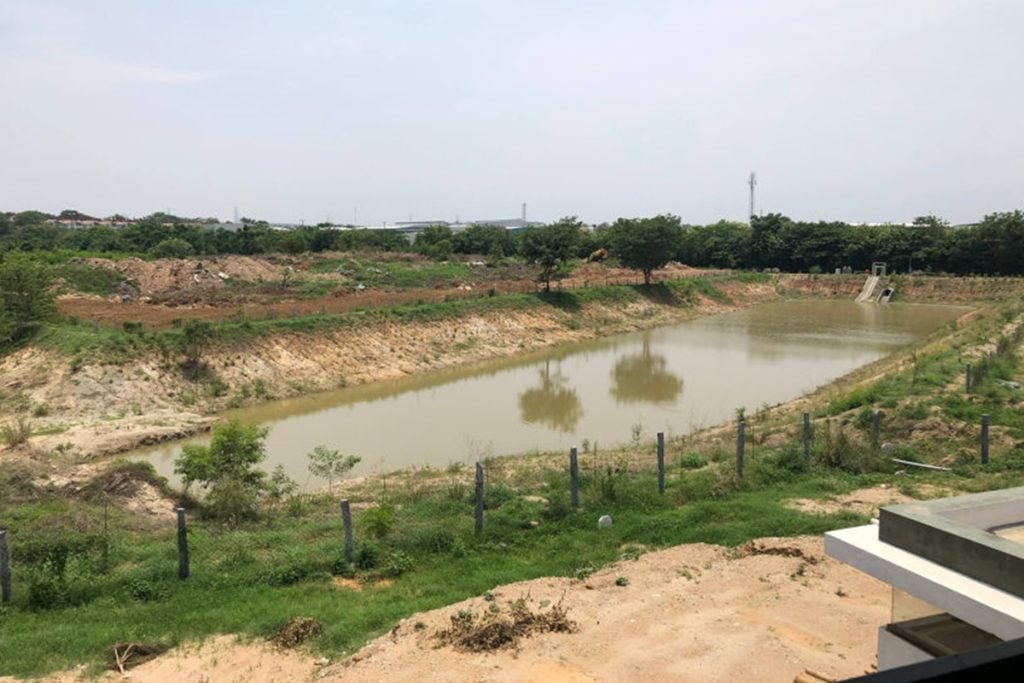 Rainwater harvesting at the Bidadi Plant