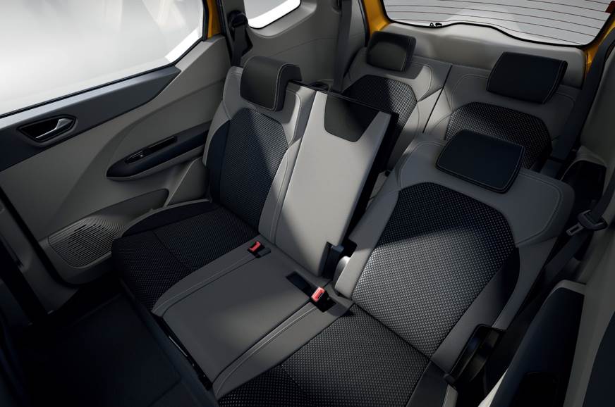 Renault Triber modular seating arrangement