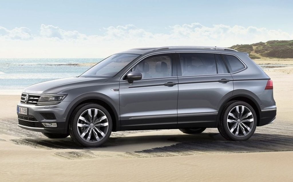 Volkswagen Tiguan Allspace comes with three rows of seats