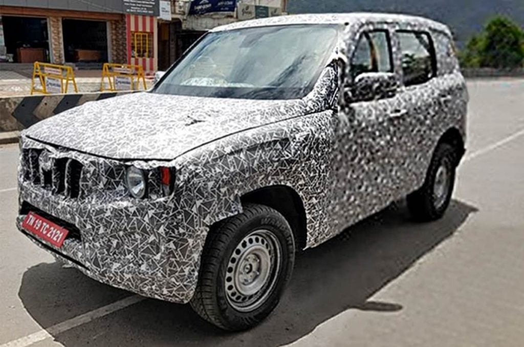 next-gen Mahindra Scorpio spotted testing