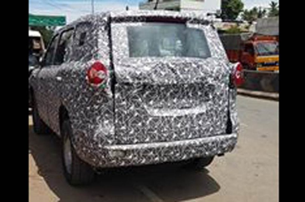 next-gen Mahindra Scorpio spotted testing