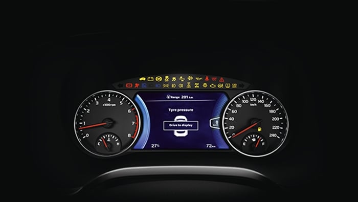 Kia Seltos instrument cluster