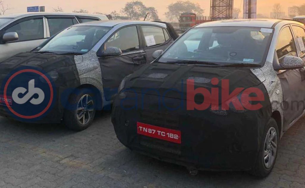 Next-gen Grand i10 spotted testing in India