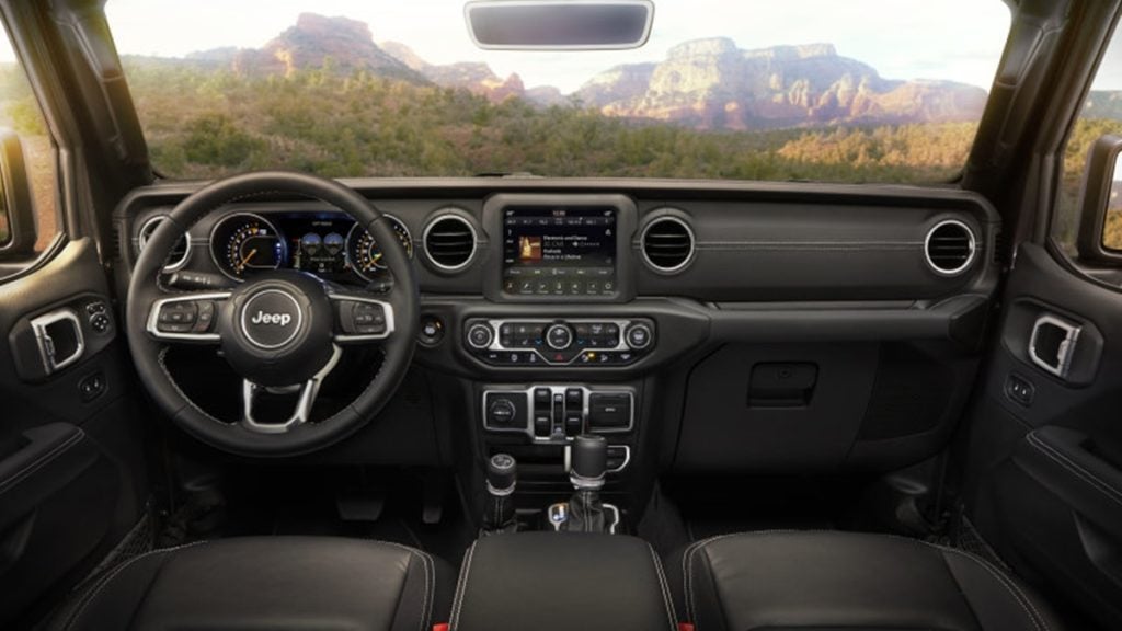 The Wrangler also has completely new interiors