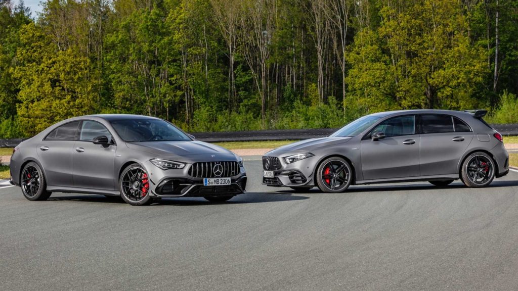 Mercedes amg a 45 and Cla 45 Debuted at Goodwood Festival of Speed