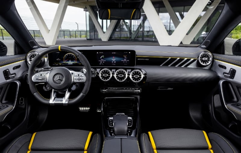 new Mercedes-AMG A 45 interiors