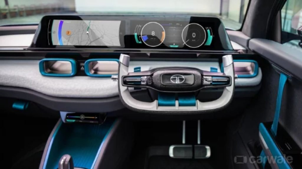 Tata H2X concept interiors